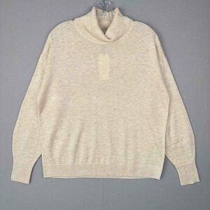 Elegant Cream Turtleneck Sweater for Women